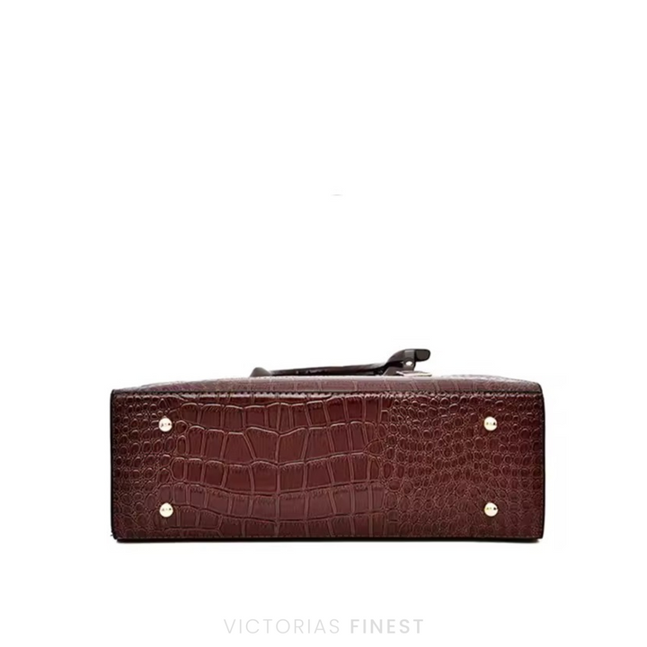 New York Croc-Print Carryall