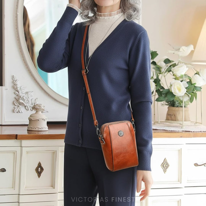 Vintage Bloom Crossbody Bag