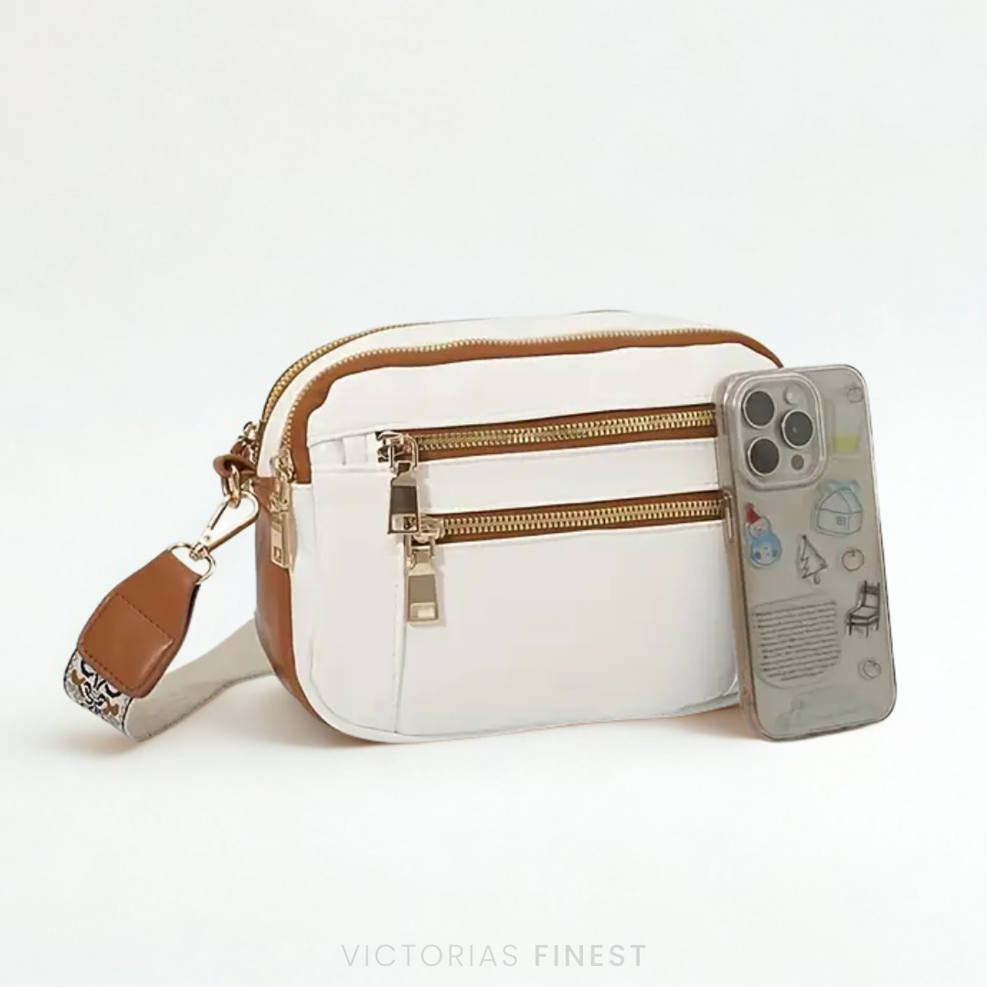 Pattern Strap Crossbody Bag