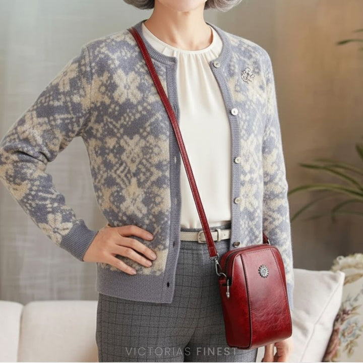 Vintage Bloom Crossbody Bag