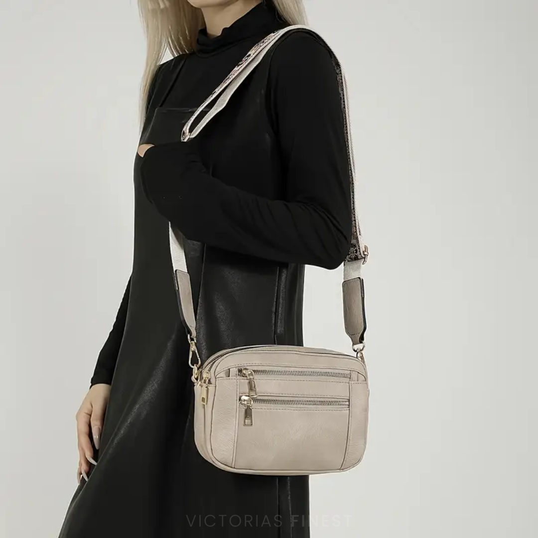 Pattern Strap Crossbody Bag