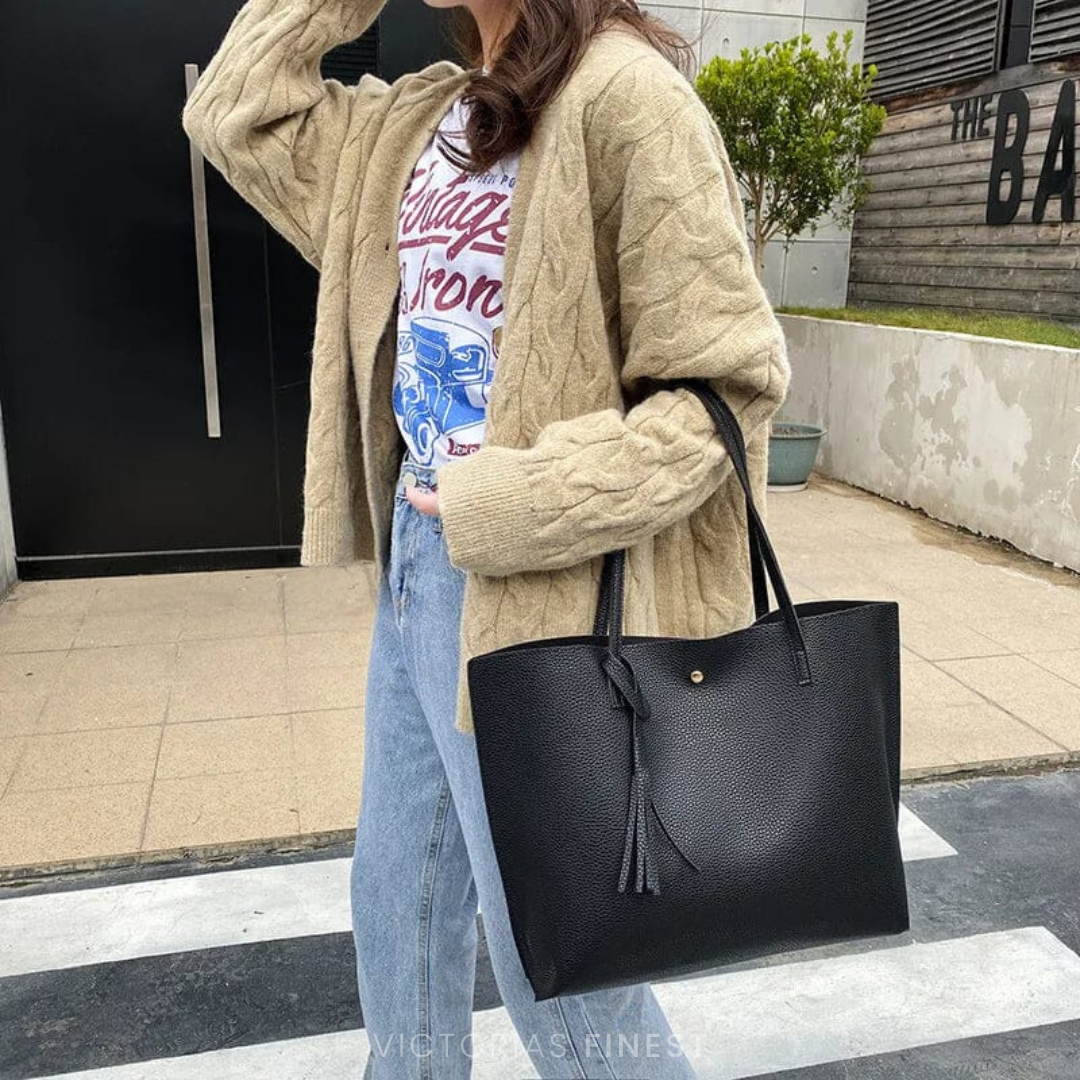 Timeless Leather Shoulder Bag