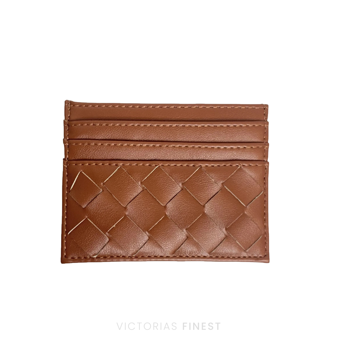 Elegant Woven Card Holder