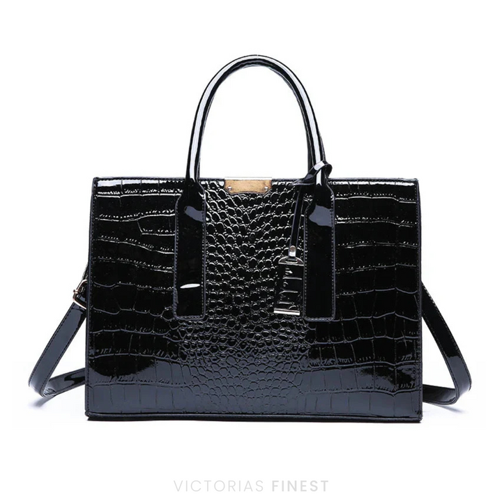 New York Croc-Print Carryall