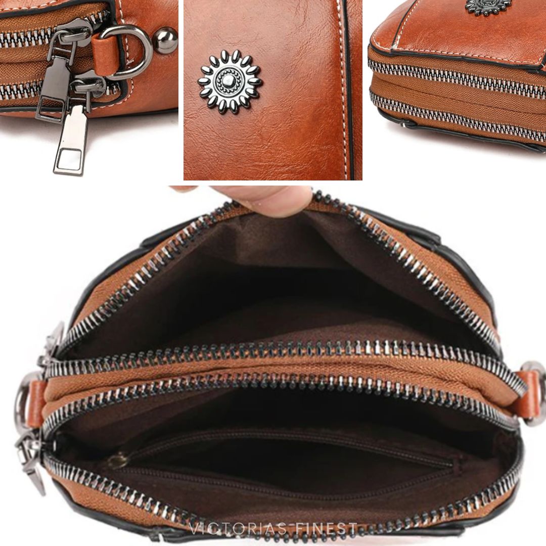 Vintage Bloom Crossbody Bag