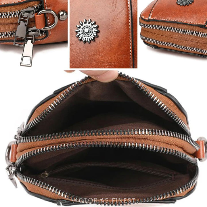 Vintage Bloom Crossbody Bag